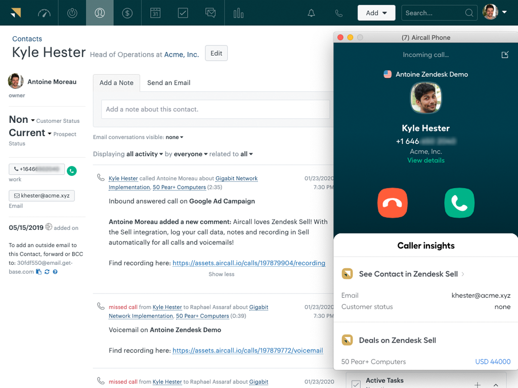 Aircall for Sell screenshot 1